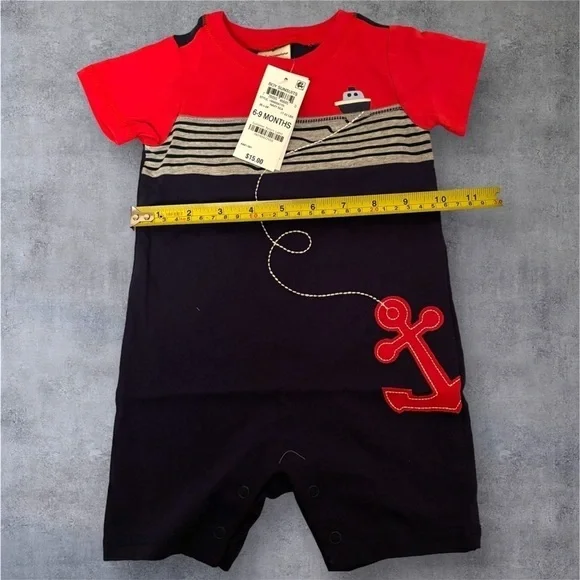 First Impressions baby boy sailor suit size 6-9 months. - Picture 4 of 5
